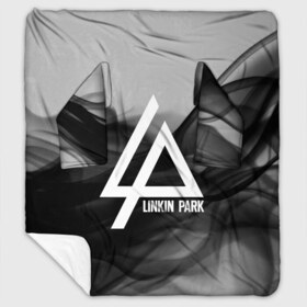 Плед с рукавами с принтом LINKIN PARK SMOKE GRAY 2018 в Петрозаводске, 100% полиэстер | Закругленные углы, все края обработаны. Ткань не мнется и не растягивается. Размер 170*145 | linkin park | logo | music | pop | rock | альтернатива | металл | музыка | музыкальный | поп | рок | честер беннингтон