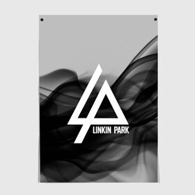 Постер с принтом LINKIN PARK SMOKE GRAY 2018 в Петрозаводске, 100% бумага
 | бумага, плотность 150 мг. Матовая, но за счет высокого коэффициента гладкости имеет небольшой блеск и дает на свету блики, но в отличии от глянцевой бумаги не покрыта лаком | linkin park | logo | music | pop | rock | альтернатива | металл | музыка | музыкальный | поп | рок | честер беннингтон