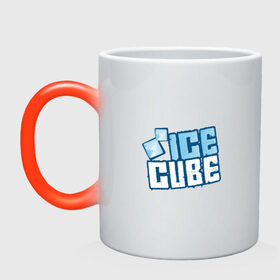 Кружка хамелеон с принтом Ice Cube в Петрозаводске, керамика | меняет цвет при нагревании, емкость 330 мл | hip hop | hiphop | ice cube | mc | n.w.a | rap | айс | гангса | джексон | западное побережье | куб | кубе | кубик льда | кьюб | мс | о ши | оши | реп | репер | речитатив | рэп | рэпер | хип | хипхоп | хоп