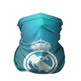 Бандана-труба 3D с принтом Real Madrid Geometry Sport в Петрозаводске, 100% полиэстер, ткань с особыми свойствами — Activecool | плотность 150‒180 г/м2; хорошо тянется, но сохраняет форму | emirates | fc | real madrid | геометрия | реал мадрид | футбольный клуб | эмблема