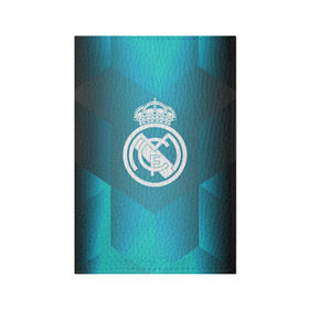 Обложка для паспорта матовая кожа с принтом Real Madrid Geometry Sport в Петрозаводске, натуральная матовая кожа | размер 19,3 х 13,7 см; прозрачные пластиковые крепления | Тематика изображения на принте: emirates | fc | real madrid | геометрия | реал мадрид | футбольный клуб | эмблема