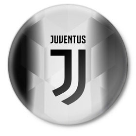 Значок с принтом Juventus 2018 Original в Петрозаводске,  металл | круглая форма, металлическая застежка в виде булавки | fly emirates | juventus | ronaldo | клуб | линии | мода | модные | мяч | реал мадрид | спорт | спортивные | стиль | футбол | футбольный клуб | экстрим | эмблема | ювентус