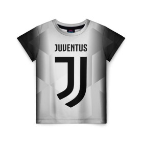 Детская футболка 3D с принтом Juventus 2018 Original в Петрозаводске, 100% гипоаллергенный полиэфир | прямой крой, круглый вырез горловины, длина до линии бедер, чуть спущенное плечо, ткань немного тянется | fly emirates | juventus | ronaldo | клуб | линии | мода | модные | мяч | реал мадрид | спорт | спортивные | стиль | футбол | футбольный клуб | экстрим | эмблема | ювентус