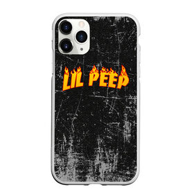Чехол для iPhone 11 Pro Max матовый с принтом Lil Fire Peep в Петрозаводске, Силикон |  | lil peep | rap | густав ор | лил пип | рэп