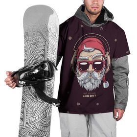 Накидка на куртку 3D с принтом Who was a bad boy? в Петрозаводске, 100% полиэстер |  | bad | beard | boy | christmas | hipster | new year | santa | борода | дед мороз | новый год | рождество | санта | хипстер