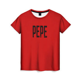 Женская футболка 3D с принтом LiL PEPE в Петрозаводске, 100% полиэфир ( синтетическое хлопкоподобное полотно) | прямой крой, круглый вырез горловины, длина до линии бедер | Тематика изображения на принте: cry baby | emo | lil peep | rap | группа | музыка | надпись | нытик | рэп | эмо