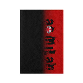 Обложка для паспорта матовая кожа с принтом AC MILAN в Петрозаводске, натуральная матовая кожа | размер 19,3 х 13,7 см; прозрачные пластиковые крепления | Тематика изображения на принте: ac milan | fc | fc milan | football | milan | soccer | белый | клуб | красный | милан | спорт | спортивные | фк | футбол | цвет.логотип | черный | эмблема