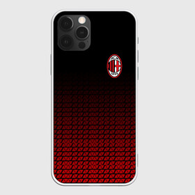 Чехол для iPhone 12 Pro с принтом AC MILAN в Петрозаводске, силикон | область печати: задняя сторона чехла, без боковых панелей | ac milan | fc | fc milan | football | milan | soccer | белый | клуб | красный | милан | спорт | спортивные | фк | футбол | цвет.логотип | черный | эмблема