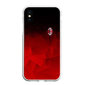 Чехол для iPhone XS Max матовый с принтом AC MILAN в Петрозаводске, Силикон | Область печати: задняя сторона чехла, без боковых панелей | ac milan | fc | fc milan | football | milan | soccer | белый | клуб | красный | милан | спорт | спортивные | фк | футбол | цвет.логотип | черный | эмблема