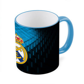Кружка 3D с принтом Real Madrid 2018 Original в Петрозаводске, керамика | ёмкость 330 мл | Тематика изображения на принте: emirates | fc | real madrid | геометрия | реал мадрид | футбольный клуб | эмблема
