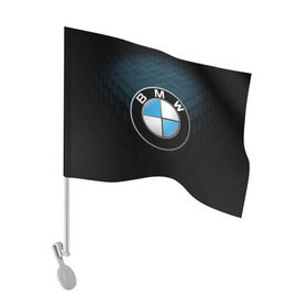 Флаг для автомобиля с принтом BMW 2018 Blue Line в Петрозаводске, 100% полиэстер | Размер: 30*21 см | Тематика изображения на принте: bmw | bmw motorsport | bmw performance | carbon | m | motorsport | performance | sport | бмв | карбон | моторспорт | спорт