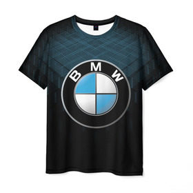 Мужская футболка 3D с принтом BMW 2018 Blue Line в Петрозаводске, 100% полиэфир | прямой крой, круглый вырез горловины, длина до линии бедер | Тематика изображения на принте: bmw | bmw motorsport | bmw performance | carbon | m | motorsport | performance | sport | бмв | карбон | моторспорт | спорт