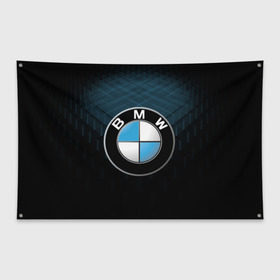 Флаг-баннер с принтом BMW 2018 Blue Line в Петрозаводске, 100% полиэстер | размер 67 х 109 см, плотность ткани — 95 г/м2; по краям флага есть четыре люверса для крепления | bmw | bmw motorsport | bmw performance | carbon | m | motorsport | performance | sport | бмв | карбон | моторспорт | спорт
