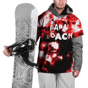 Накидка на куртку 3D с принтом PAPA ROACH BLOOD ROCK STYLE в Петрозаводске, 100% полиэстер |  | Тематика изображения на принте: papa roach | roach | папа роач | папароач | папароч | роач | роч