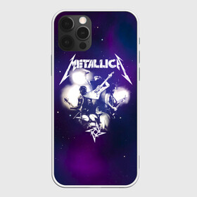 Чехол для iPhone 12 Pro с принтом Metallica в Петрозаводске, силикон | область печати: задняя сторона чехла, без боковых панелей | metallica | группа | джеймс хэтфилд | кирк хэмметт | ларс ульрих | метал | металика | металлика | миталика | музыка | роберт трухильо | рок | трэш | трэшметал | хард | хардрок | хеви | хевиметал