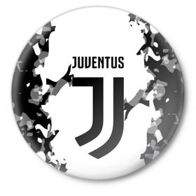 Значок с принтом Juventus 2018 Original в Петрозаводске,  металл | круглая форма, металлическая застежка в виде булавки | fly emirates | juventus | ronaldo | клуб | линии | мода | модные | мяч | реал мадрид | спорт | спортивные | стиль | футбол | футбольный клуб | экстрим | эмблема | ювентус