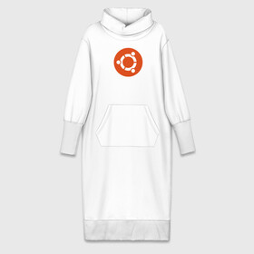 Платье удлиненное хлопок с принтом Ubuntu OS в Петрозаводске,  |  | ubuntu | убунта | убунту