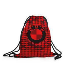 Рюкзак-мешок 3D с принтом bmw sport collection red style в Петрозаводске, 100% полиэстер | плотность ткани — 200 г/м2, размер — 35 х 45 см; лямки — толстые шнурки, застежка на шнуровке, без карманов и подкладки | 