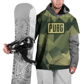 Накидка на куртку 3D с принтом PUBG в Петрозаводске, 100% полиэстер |  | battlegrounds | camo | player | unknowns | игра | камуфляж | шутер