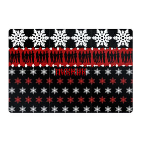 Магнитный плакат 3Х2 с принтом Праздничный Пикник в Петрозаводске, Полимерный материал с магнитным слоем | 6 деталей размером 9*9 см | кирнос | корчемный | новогодний | пикник | рождество | рок группа | свитер | шклярский
