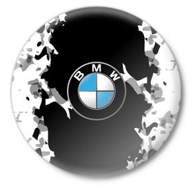 Значок с принтом BMW 2018 Creative в Петрозаводске,  металл | круглая форма, металлическая застежка в виде булавки | bmw | автомобильные | бмв | машины