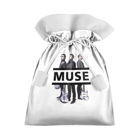 Подарочный 3D мешок с принтом Группа Muse в Петрозаводске, 100% полиэстер | Размер: 29*39 см | 