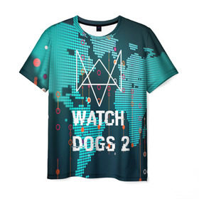 Мужская футболка 3D с принтом Watch Dogs 2 NETWORK HACK в Петрозаводске, 100% полиэфир | прямой крой, круглый вырез горловины, длина до линии бедер | game | wath dogs 2 | город | девушка | дрон | игры | компьютеры | пистолет | телефон | технологии | хакер