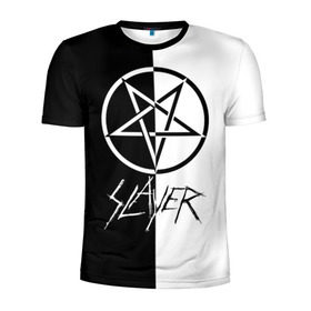 Мужская футболка 3D спортивная с принтом Slayer в Петрозаводске, 100% полиэстер с улучшенными характеристиками | приталенный силуэт, круглая горловина, широкие плечи, сужается к линии бедра | slayer | группа | гэри холт | керри кинг | метал | музыка | пентаграмма | песни | пол бостаф | рок | слаер | слайер | слеар | слеер | слейр | слеяр | том арайа | трэш | тяжелый | хеви