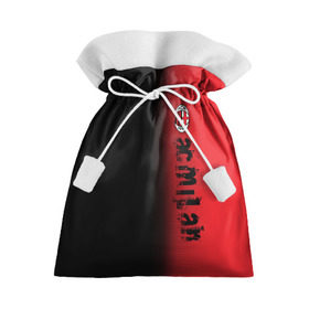 Подарочный 3D мешок с принтом AC MILAN в Петрозаводске, 100% полиэстер | Размер: 29*39 см | ac milan | fc | fc milan | football | milan | soccer | белый | клуб | красный | милан | спорт | спортивные | фк | футбол | цвет.логотип | черный | эмблема