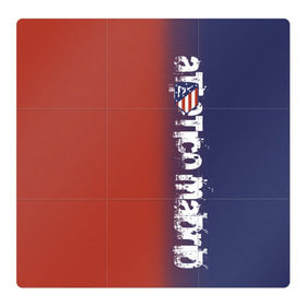 Магнитный плакат 3Х3 с принтом Atletico Madrid 2018 Original в Петрозаводске, Полимерный материал с магнитным слоем | 9 деталей размером 9*9 см | Тематика изображения на принте: атлетико мадрид | эмблема