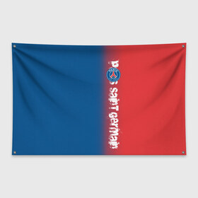 Флаг-баннер с принтом PSG 2018 Original в Петрозаводске, 100% полиэстер | размер 67 х 109 см, плотность ткани — 95 г/м2; по краям флага есть четыре люверса для крепления | fc | fly emirates | paris | psg | лого | париж | псж | спорт | спортивные | фк | футбольный клуб