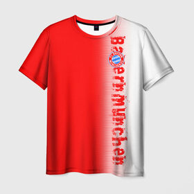 Мужская футболка 3D с принтом FC Bayern 2018 Original в Петрозаводске, 100% полиэфир | прямой крой, круглый вырез горловины, длина до линии бедер | bayern | fly fc | бавария | спорт | футбольный клуб