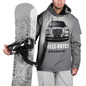Накидка на куртку 3D с принтом Rolls-Royce Phantom в Петрозаводске, 100% полиэстер |  | bmw | rolls royce | авто | автомобиль | машина | роллс ройс | тачка | элита