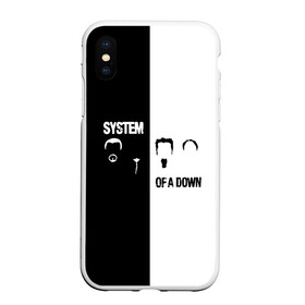 Чехол для iPhone XS Max матовый с принтом System of a Down в Петрозаводске, Силикон | Область печати: задняя сторона чехла, без боковых панелей | soad | soil | system of a down | группа | дав | дарон малакян | джон долмаян | метал | ню | оф | рок | серж танкян | систем | соад | сод | соэд | шаво одаджян | э доун