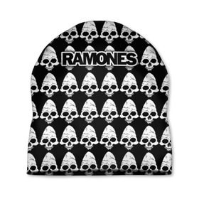 Шапка 3D с принтом Ramones в Петрозаводске, 100% полиэстер | универсальный размер, печать по всей поверхности изделия | ramone | ramones | группа | джонни | джоуи | ди ди томми | марки | панк | поп | раманес | раманэс | рамон | рамонес | рамонэс | рамоун | рамоунз | рамоунс | рок | хард | хардрок