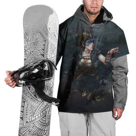 Накидка на куртку 3D с принтом HellBlade в Петрозаводске, 100% полиэстер |  | game | hell blade | insane | insanity | senua | senuas sacrifice | viking | блейд | блэйд | сенуа | хелл | хэлл