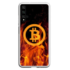 Чехол для Honor 20 с принтом BITCOIN FIRE в Петрозаводске, Силикон | Область печати: задняя сторона чехла, без боковых панелей | bitcoin | btc | coin | crypto | ethereum | money | orange | биткоин | валюта | деньги | известные | криптовалюта | логотип | монета | надписи.cash | оранжевый | цвет | цифровое золото | эфир