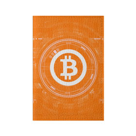 Обложка для паспорта матовая кожа с принтом BITCOIN в Петрозаводске, натуральная матовая кожа | размер 19,3 х 13,7 см; прозрачные пластиковые крепления | bitcoin | btc | coin | crypto | ethereum | money | orange | биткоин | валюта | деньги | известные | криптовалюта | логотип | монета | надписи.cash | оранжевый | цвет | цифровое золото | эфир