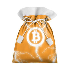 Подарочный 3D мешок с принтом BITCOIN в Петрозаводске, 100% полиэстер | Размер: 29*39 см | Тематика изображения на принте: bitcoin | btc | coin | crypto | ethereum | money | orange | биткоин | валюта | деньги | известные | криптовалюта | логотип | монета | надписи.cash | оранжевый | цвет | цифровое золото | эфир