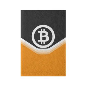 Обложка для паспорта матовая кожа с принтом BITCOIN UNIFORM в Петрозаводске, натуральная матовая кожа | размер 19,3 х 13,7 см; прозрачные пластиковые крепления | Тематика изображения на принте: bitcoin | btc | coin | crypto | ethereum | money | orange | биткоин | валюта | деньги | известные | криптовалюта | логотип | монета | надписи.cash | оранжевый | цвет | цифровое золото | эфир