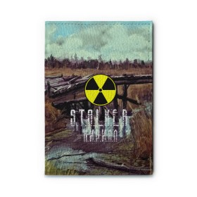 Обложка для автодокументов с принтом S.T.A.L.K.E.R КИРИЛЛ в Петрозаводске, натуральная кожа |  размер 19,9*13 см; внутри 4 больших “конверта” для документов и один маленький отдел — туда идеально встанут права | s.t.a.l.k.e.r. | stalker |   припять | кирилл | сталкер | чернобыль