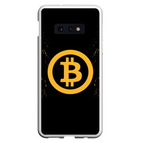 Чехол для Samsung S10E с принтом BITCOIN в Петрозаводске, Силикон | Область печати: задняя сторона чехла, без боковых панелей | Тематика изображения на принте: bitcoin | btc | coin | crypto | ethereum | miner | mining | money | orange | биткоин | валюта | деньги | известные | криптовалюта | логотип | майнер | майнинг | монета | надписи.cash | оранжевый | цвет | цифровое золото | эфир