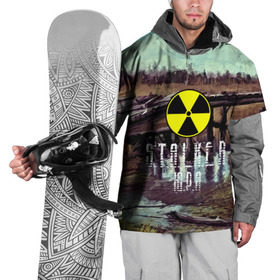 Накидка на куртку 3D с принтом S.T.A.L.K.E.R ЮРА в Петрозаводске, 100% полиэстер |  | Тематика изображения на принте: припять | сталкер | чернобыль | юрий