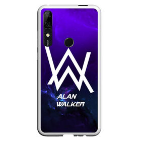 Чехол для Honor P Smart Z с принтом Alan Walker SPACE COLLECTION в Петрозаводске, Силикон | Область печати: задняя сторона чехла, без боковых панелей | alan walker | club | music | абстракция | клубная музыка | космос | краски | музыка