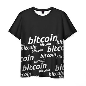 Мужская футболка 3D с принтом BITCOIN в Петрозаводске, 100% полиэфир | прямой крой, круглый вырез горловины, длина до линии бедер | bitcoin | btc | crypto | miner | mining | биткоин | валюта | деньги | криптовалюта | майнинг | цифровое золото