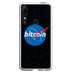 Чехол для Honor P Smart Z с принтом BITCOIN в стиле NASA в Петрозаводске, Силикон | Область печати: задняя сторона чехла, без боковых панелей | Тематика изображения на принте: bitcoin | btc | crypto | биткоин | валюта | деньги | криптовалюта | майнер | майнинг | цифровое золото