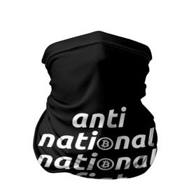 Бандана-труба 3D с принтом Anti National National Fiat в Петрозаводске, 100% полиэстер, ткань с особыми свойствами — Activecool | плотность 150‒180 г/м2; хорошо тянется, но сохраняет форму | Тематика изображения на принте: 