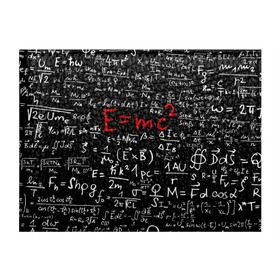 Обложка для студенческого билета с принтом Формулы E=mc2 в Петрозаводске, натуральная кожа | Размер: 11*8 см; Печать на всей внешней стороне | Тематика изображения на принте: emc | альберт | доска | емс хипстер | мел | физик | физика | формула | энштейн