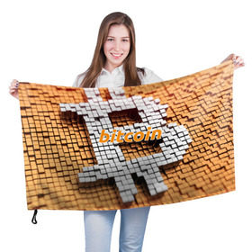 Флаг 3D с принтом BITCOIN в Петрозаводске, 100% полиэстер | плотность ткани — 95 г/м2, размер — 67 х 109 см. Принт наносится с одной стороны | bitcoin | btc | coin | crypto | ethereum | miner | mining | money | orange | биткоин | валюта | деньги | известные | криптовалюта | логотип | майнинг | монета | надписи.cash | оранжевый | цвет | цифровое золото | эфир