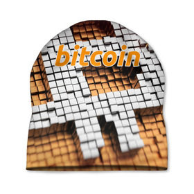 Шапка 3D с принтом BITCOIN в Петрозаводске, 100% полиэстер | универсальный размер, печать по всей поверхности изделия | bitcoin | btc | coin | crypto | ethereum | miner | mining | money | orange | биткоин | валюта | деньги | известные | криптовалюта | логотип | майнинг | монета | надписи.cash | оранжевый | цвет | цифровое золото | эфир